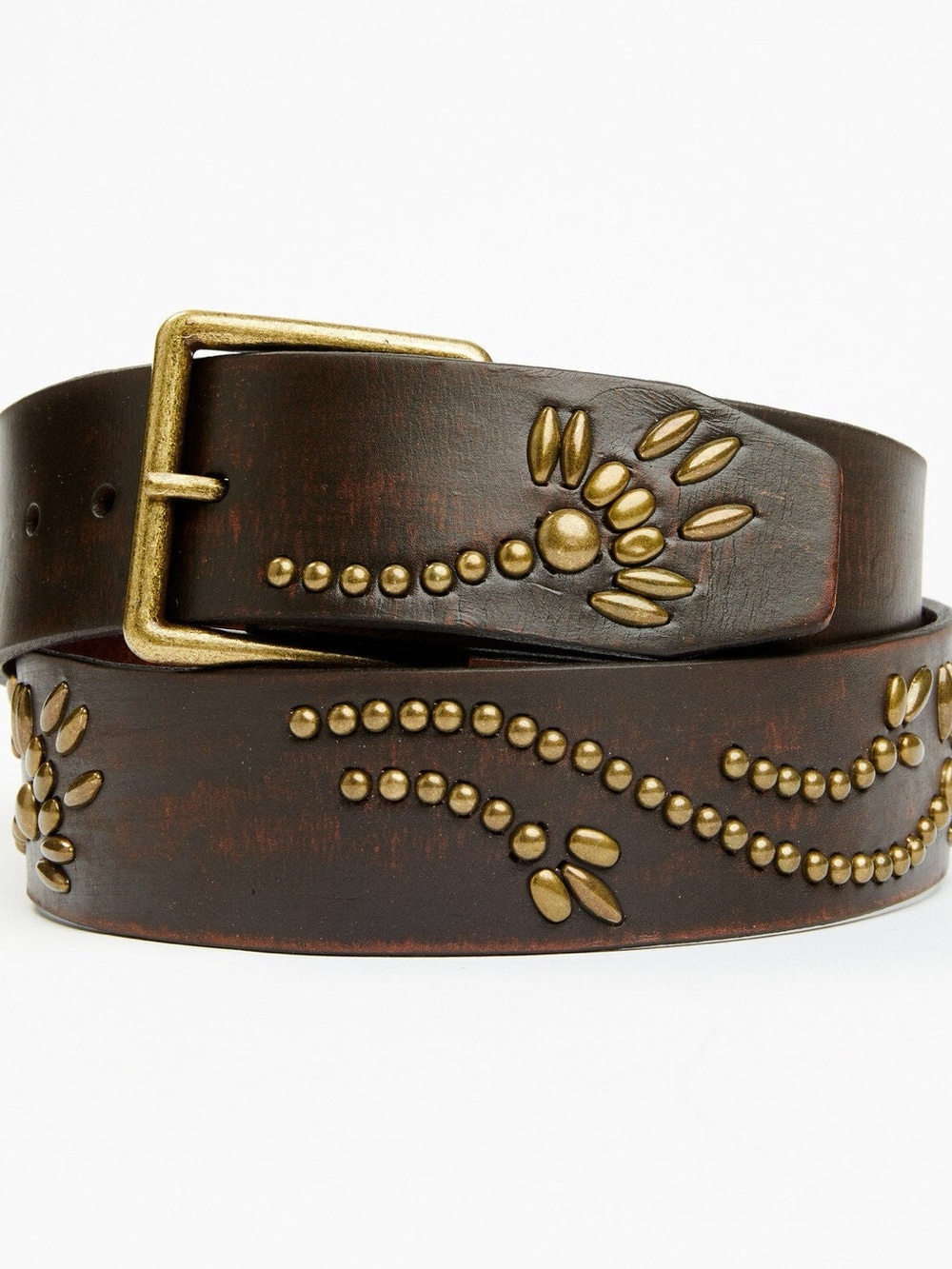BED|STU Hudson Genuine Leather Belt in Brown